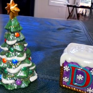 Vintage Radko Christmas Salt and Pepper